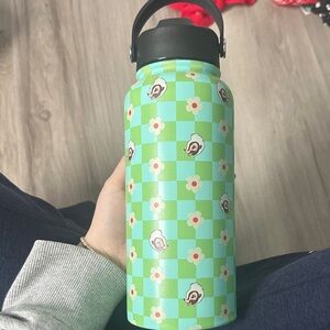 Disney Green and Blue Flower Water Bottle